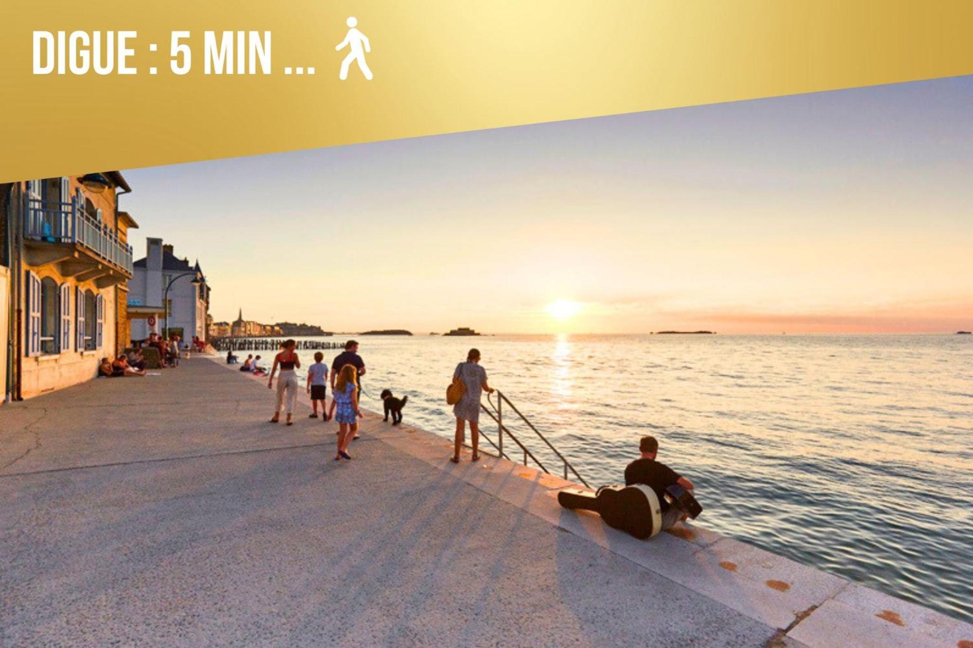 Allen - 2Min De La Plage Du Sillon Et Intra Saint-Malo Exterior foto